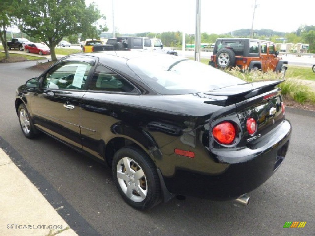 2007 Cobalt LS Coupe - Black / Gray photo #10