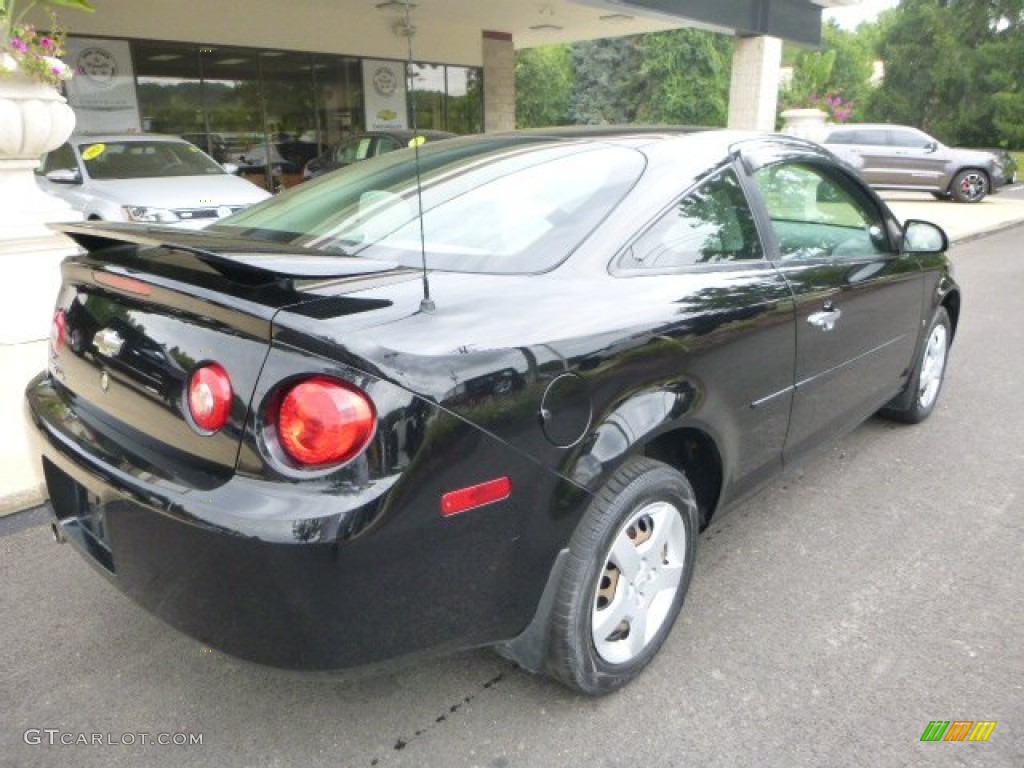 2007 Cobalt LS Coupe - Black / Gray photo #12