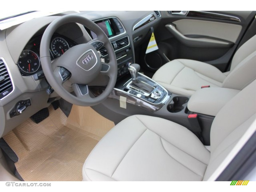 2016 Q5 2.0 TFSI Premium Plus quattro - Glacier White Metallic / Pistachio Beige photo #15