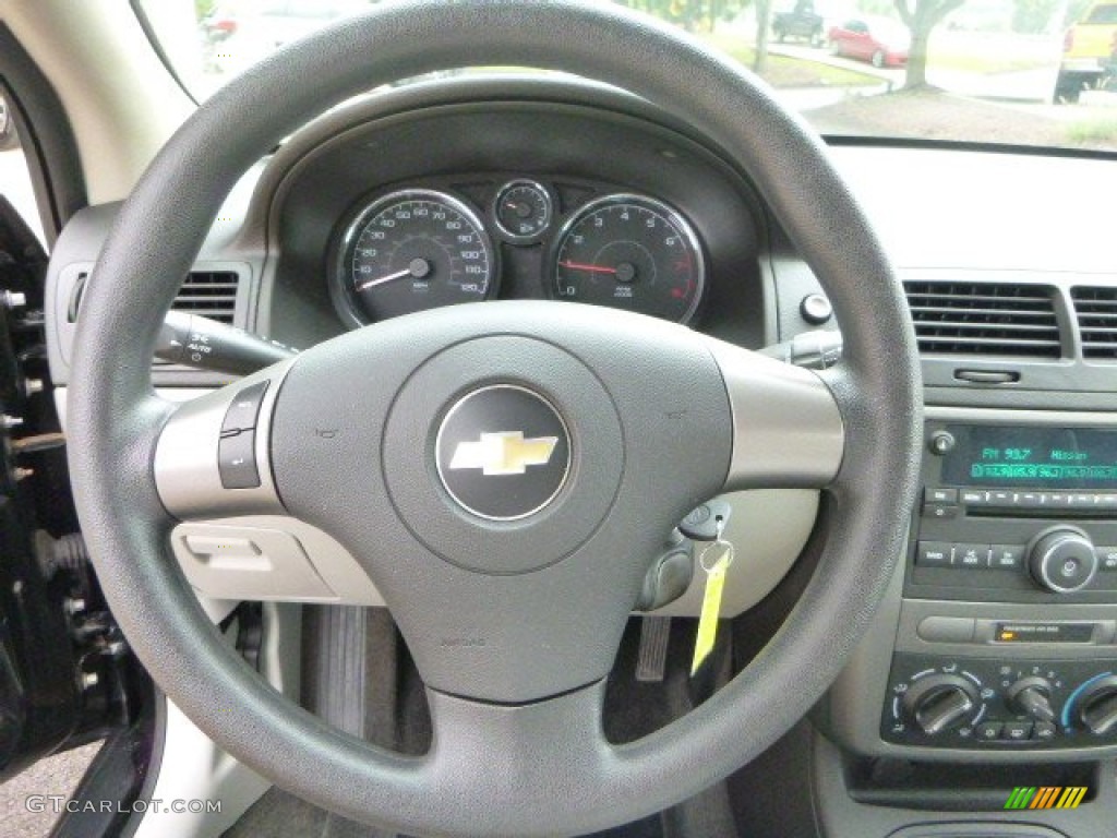 2007 Cobalt LS Coupe - Black / Gray photo #15