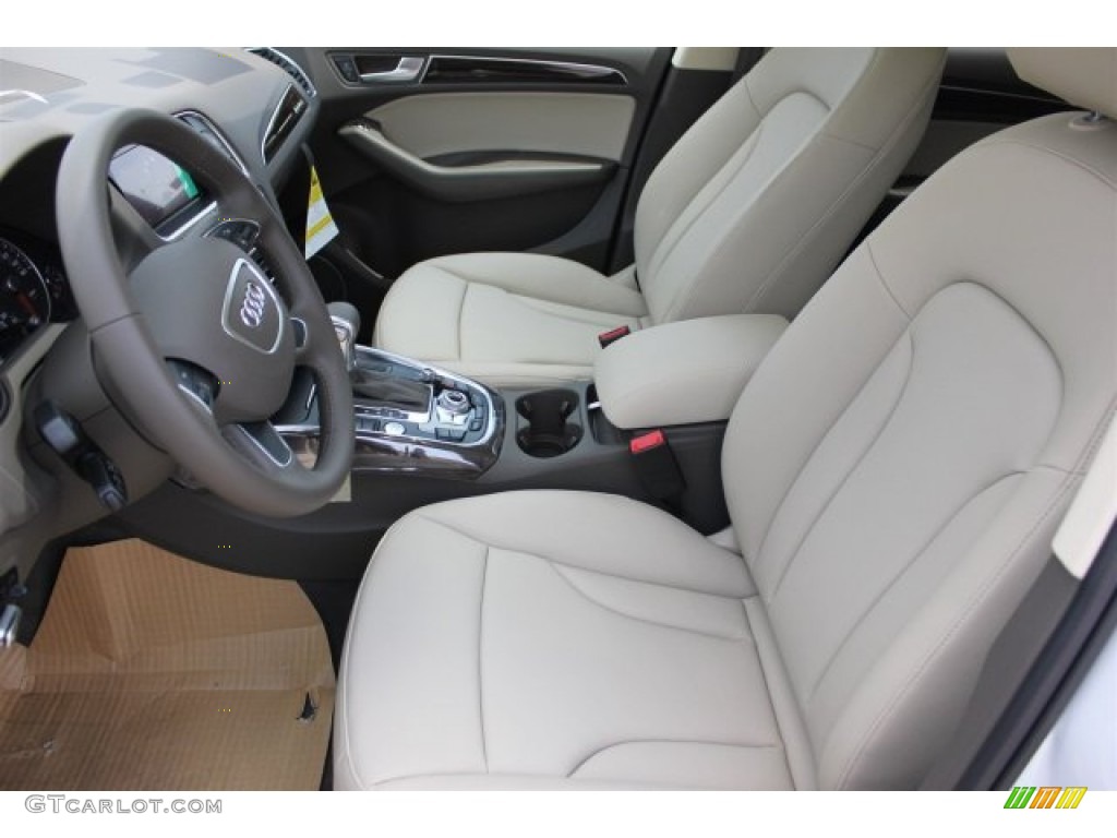 2016 Q5 2.0 TFSI Premium Plus quattro - Glacier White Metallic / Pistachio Beige photo #16
