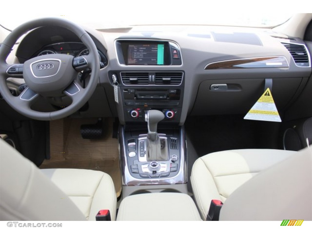 2016 Q5 2.0 TFSI Premium Plus quattro - Glacier White Metallic / Pistachio Beige photo #35