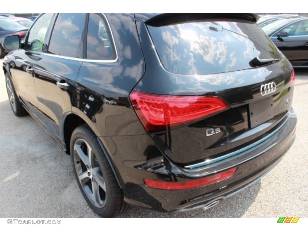 2016 Q5 3.0 TFSI Premium Plus quattro - Mythos Black Metallic / Chestnut Brown photo #6