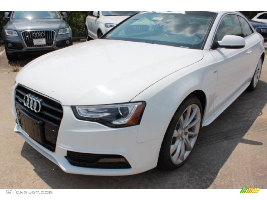 Ibis White 2016 Audi A5 Premium Plus quattro Coupe Exterior Photo #106772403