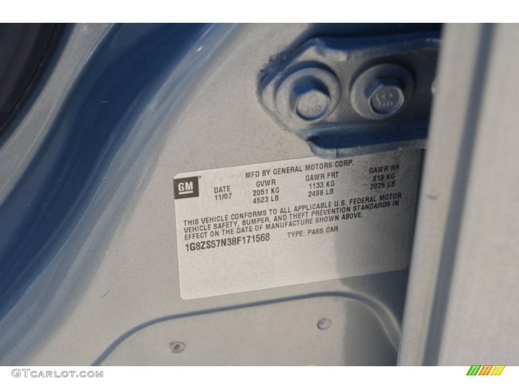2008 Aura XE 3.5 - Ocean Mist / Gray photo #25