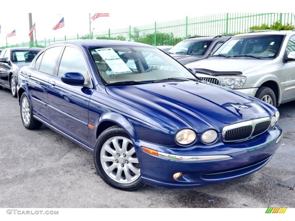Pacific Blue Metallic 2002 Jaguar X-Type 2.5 Exterior Photo #106773530