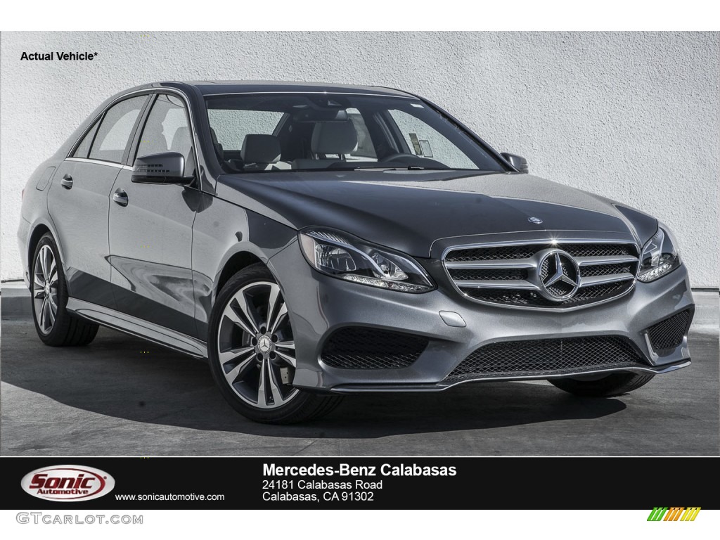 2016 E 350 Sedan - Selenite Grey Metallic / Crystal Grey/Black photo #1