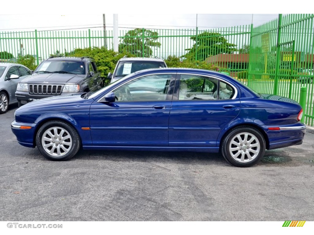Pacific Blue Metallic 2002 Jaguar X-Type 2.5 Exterior Photo #106773584