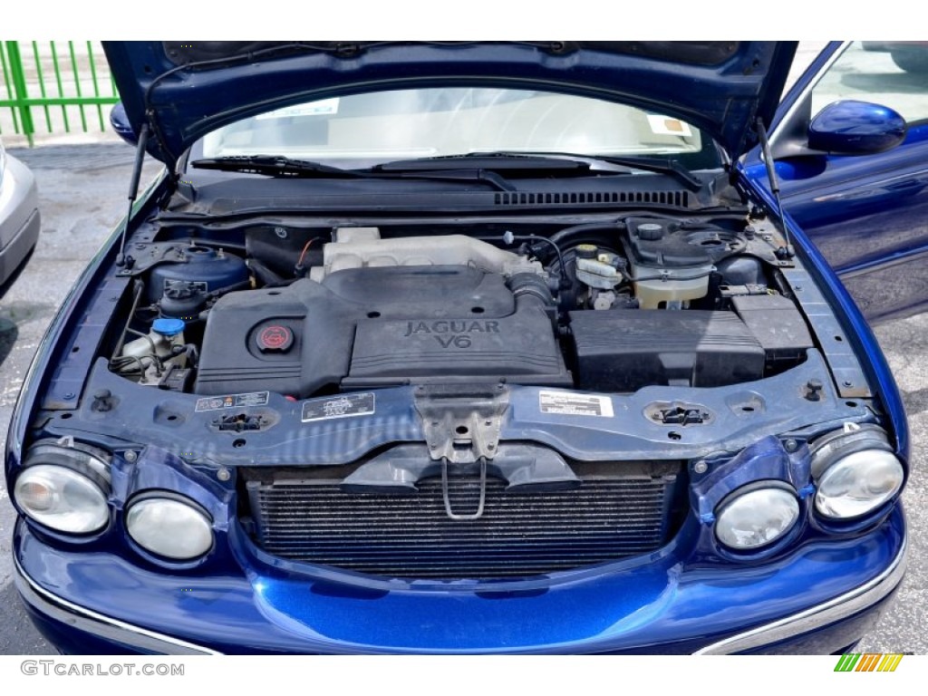 2002 X-Type 2.5 - Pacific Blue Metallic / Sand photo #23