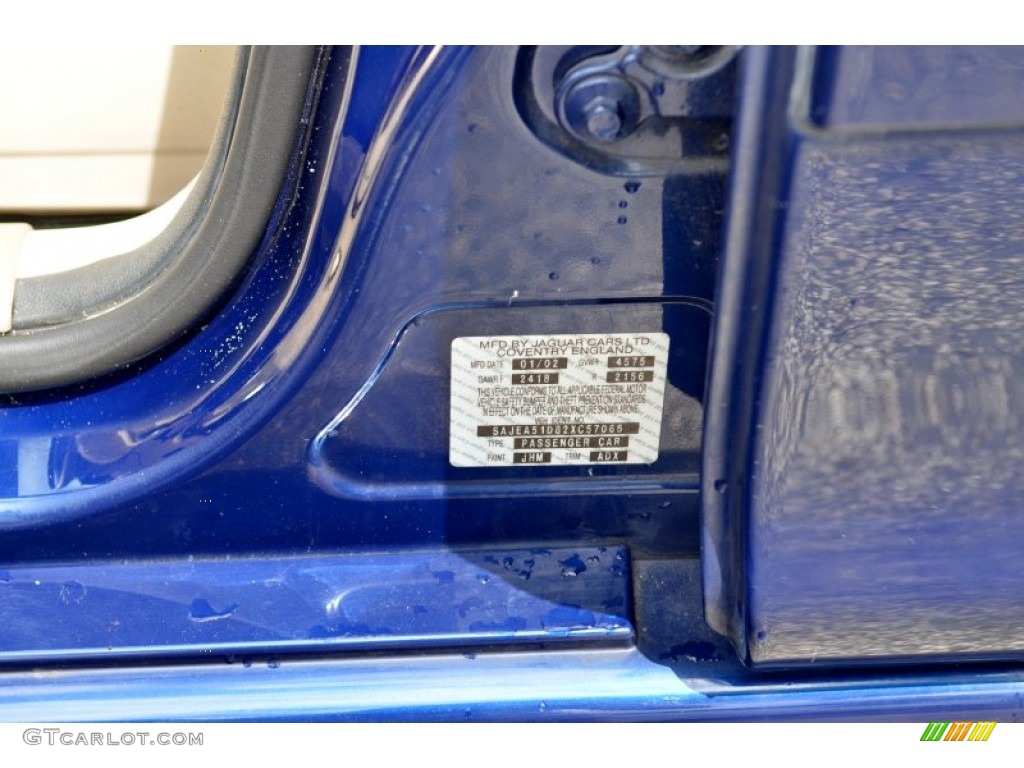 2002 X-Type 2.5 - Pacific Blue Metallic / Sand photo #24