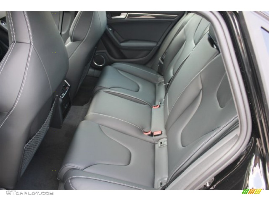 Black Interior 2016 Audi S4 Premium Plus 3.0 TFSI quattro Photo #106774175