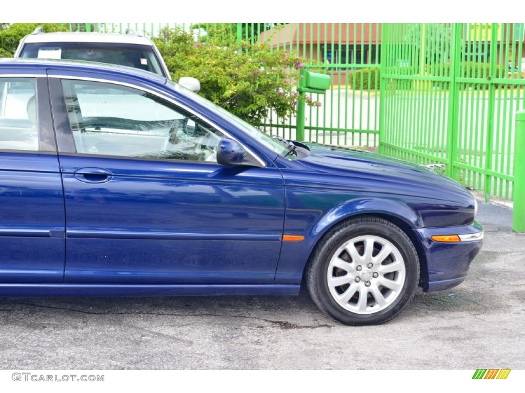 2002 X-Type 2.5 - Pacific Blue Metallic / Sand photo #36