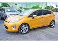 Yellow Blaze Metallic Tri-Coat 2011 Ford Fiesta SES Hatchback Exterior