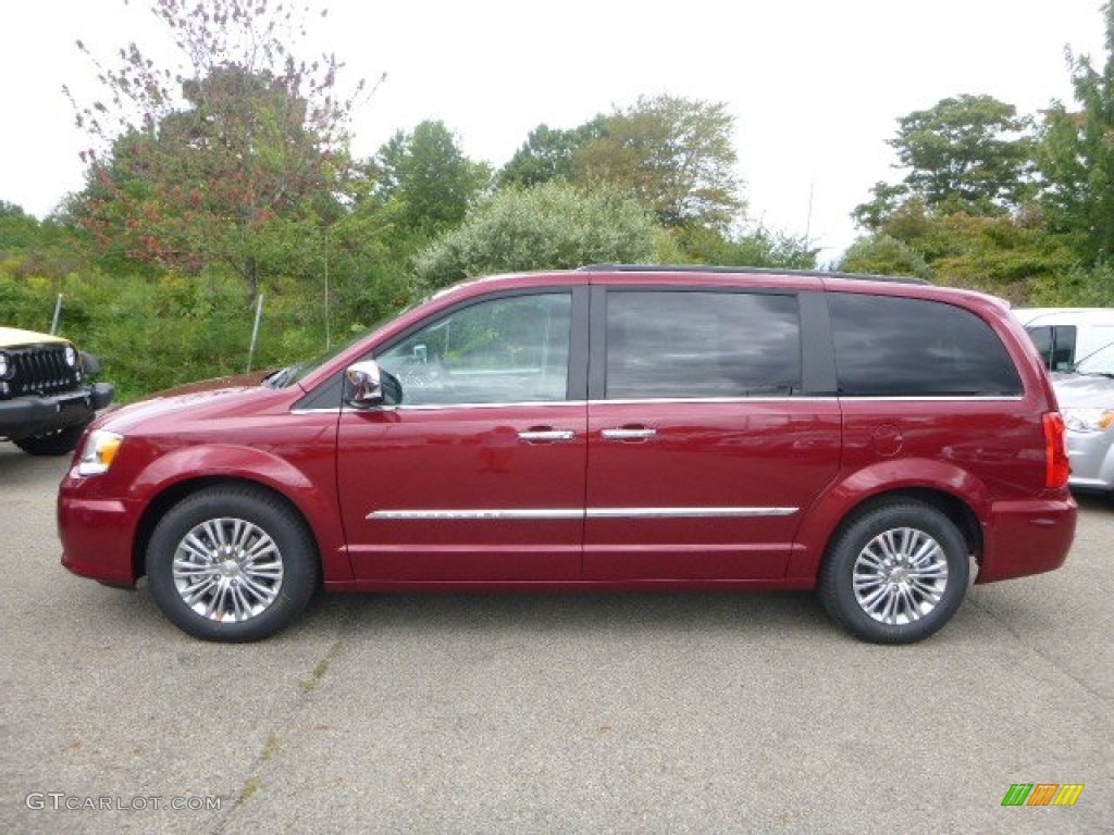 Deep Cherry Red Crystal Pearl 2016 Chrysler Town & Country Touring-L Exterior Photo #106774988