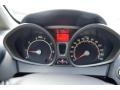 2011 Ford Fiesta Plum/Charcoal Black Leather Interior Gauges Photo