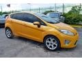 Yellow Blaze Metallic Tri-Coat 2011 Ford Fiesta SES Hatchback Exterior