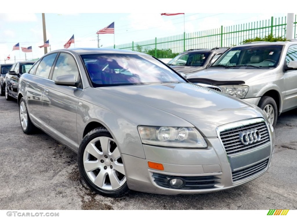 Oyster Grey Metallic 2006 Audi A6 3.2 Sedan Exterior Photo #106775456