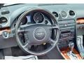 Red 2005 Audi A4 3.0 quattro Cabriolet Steering Wheel