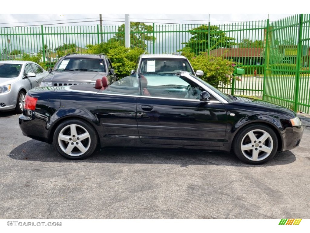 Brilliant Black 2005 Audi A4 3.0 quattro Cabriolet Exterior Photo #106776728