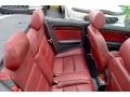 2005 Audi A4 Red Interior Rear Seat Photo