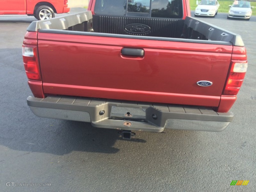 2001 Ranger XLT SuperCab - Toreador Red Metallic / Medium Prairie Tan photo #24