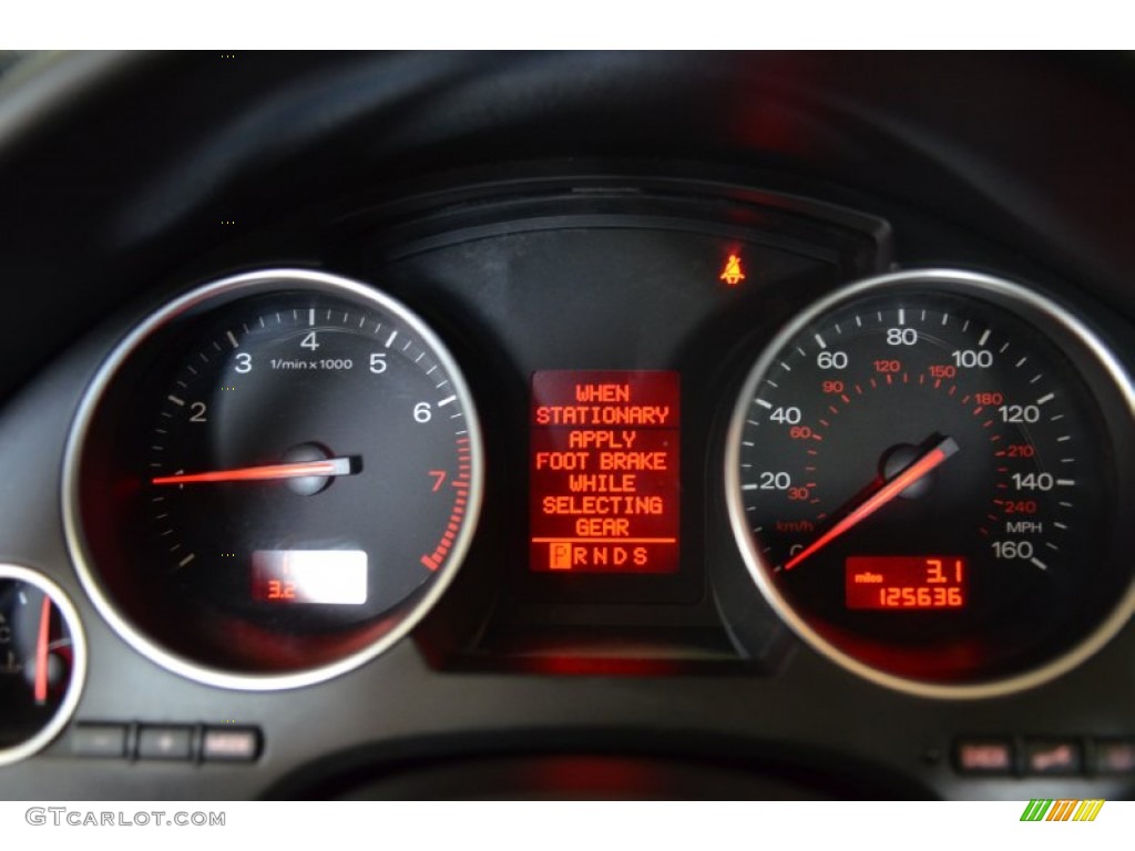 2005 Audi A4 3.0 quattro Cabriolet Gauges Photo #106777034