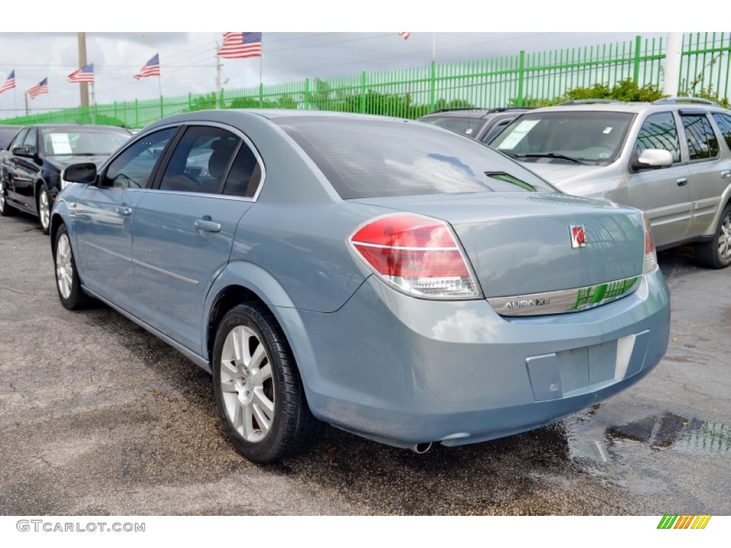 2007 Aura XE - Ocean Mist Metallic / Tan photo #9