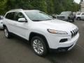 2016 Bright White Jeep Cherokee Limited 4x4  photo #11