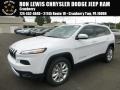 2016 Bright White Jeep Cherokee Limited 4x4  photo #1