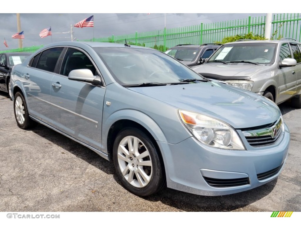 2007 Aura XE - Ocean Mist Metallic / Tan photo #23