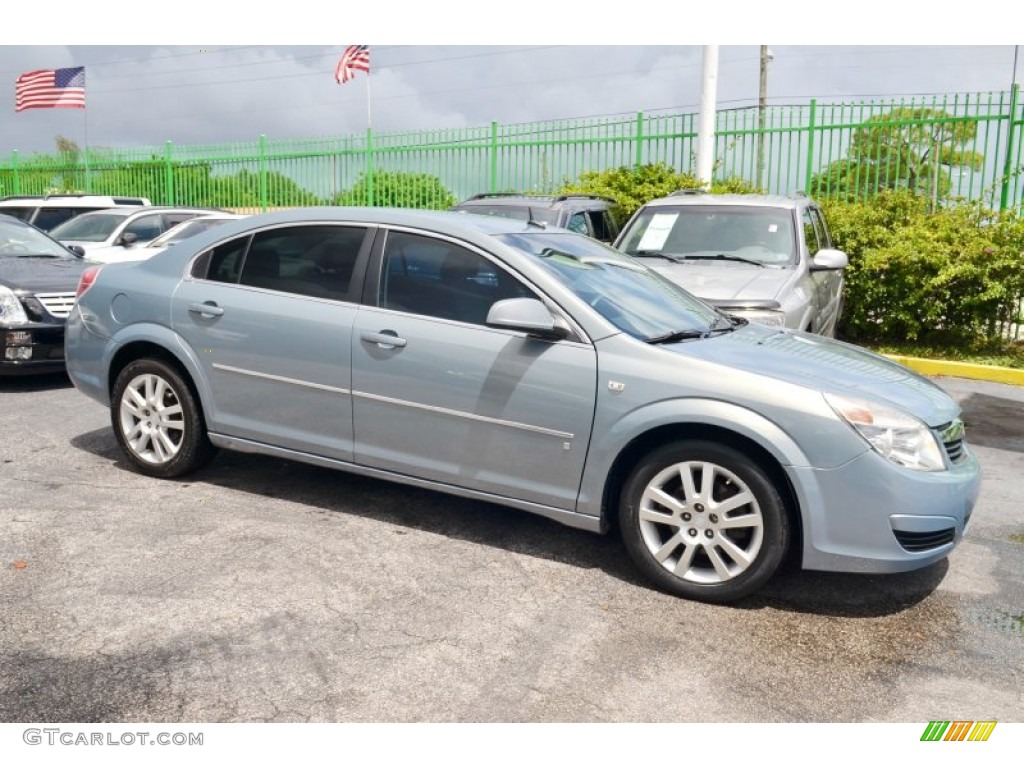 2007 Aura XE - Ocean Mist Metallic / Tan photo #24