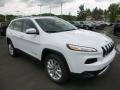 2016 Bright White Jeep Cherokee Limited 4x4  photo #10