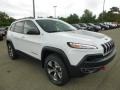 2016 Bright White Jeep Cherokee Trailhawk 4x4  photo #11