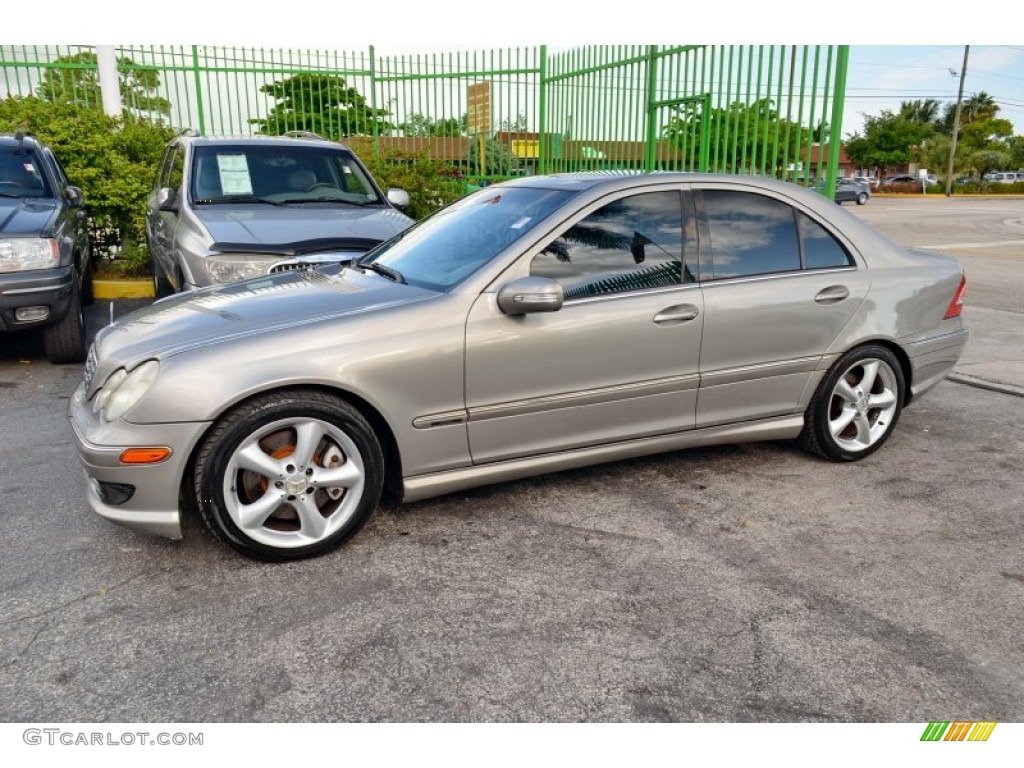 Pewter Silver Metallic 2005 Mercedes-Benz C 230 Kompressor Sedan Exterior Photo #106778672