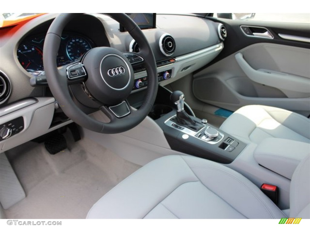 Titanium Gray Interior 2016 Audi A3 1.8 Premium Photo #106779048