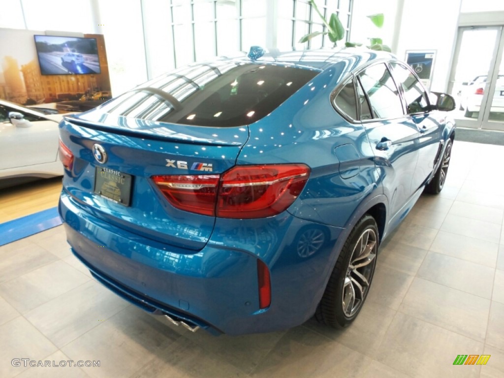 Long Beach Blue Metallic 2016 BMW X6 M Standard X6 M Model Exterior Photo #106779902