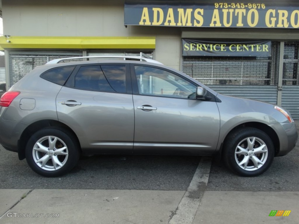 2008 Rogue SL AWD - Iridium Graphite Metallic / Black/Red photo #4
