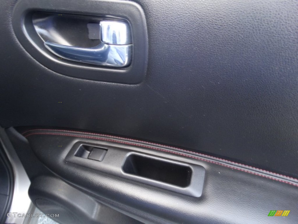 2008 Rogue SL AWD - Iridium Graphite Metallic / Black/Red photo #20
