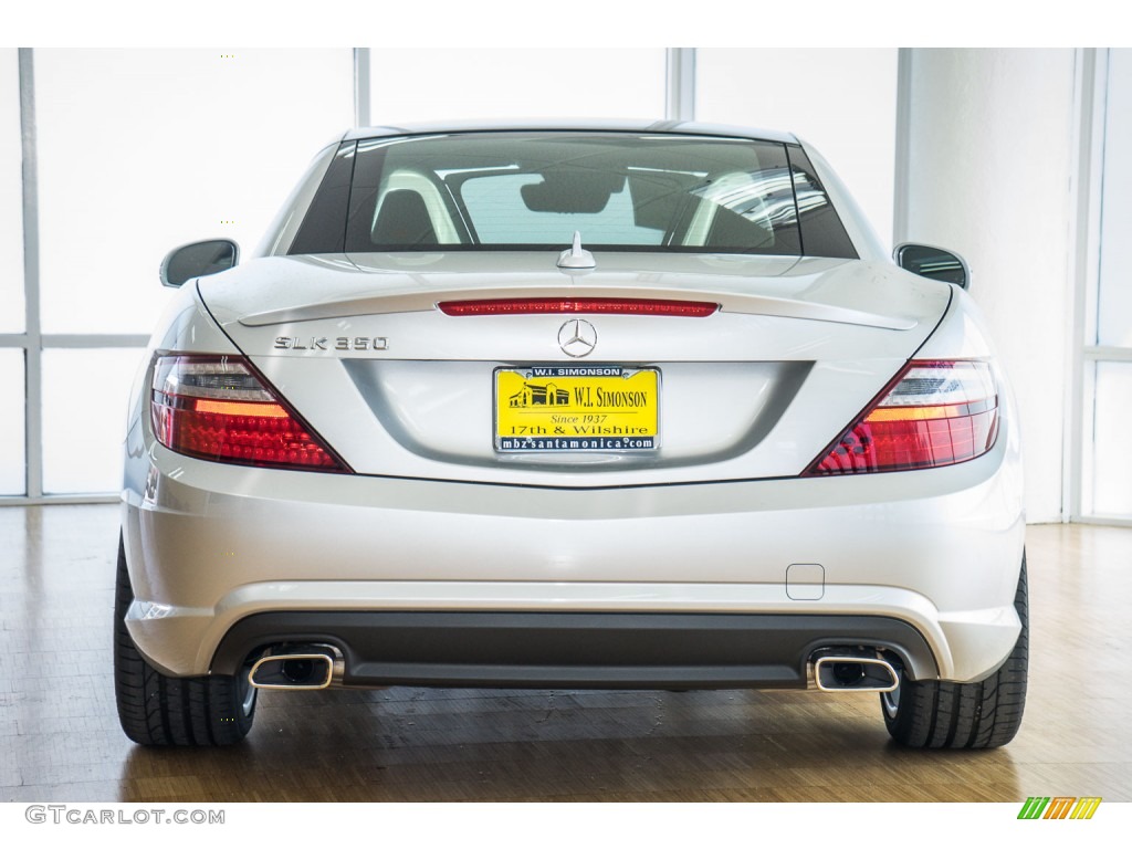 2016 SLK 350 Roadster - Iridium Silver Metallic / Bengal Red/Black photo #4