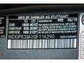 992: Selenite Grey Metallic 2016 Mercedes-Benz SLK 300 Roadster Color Code