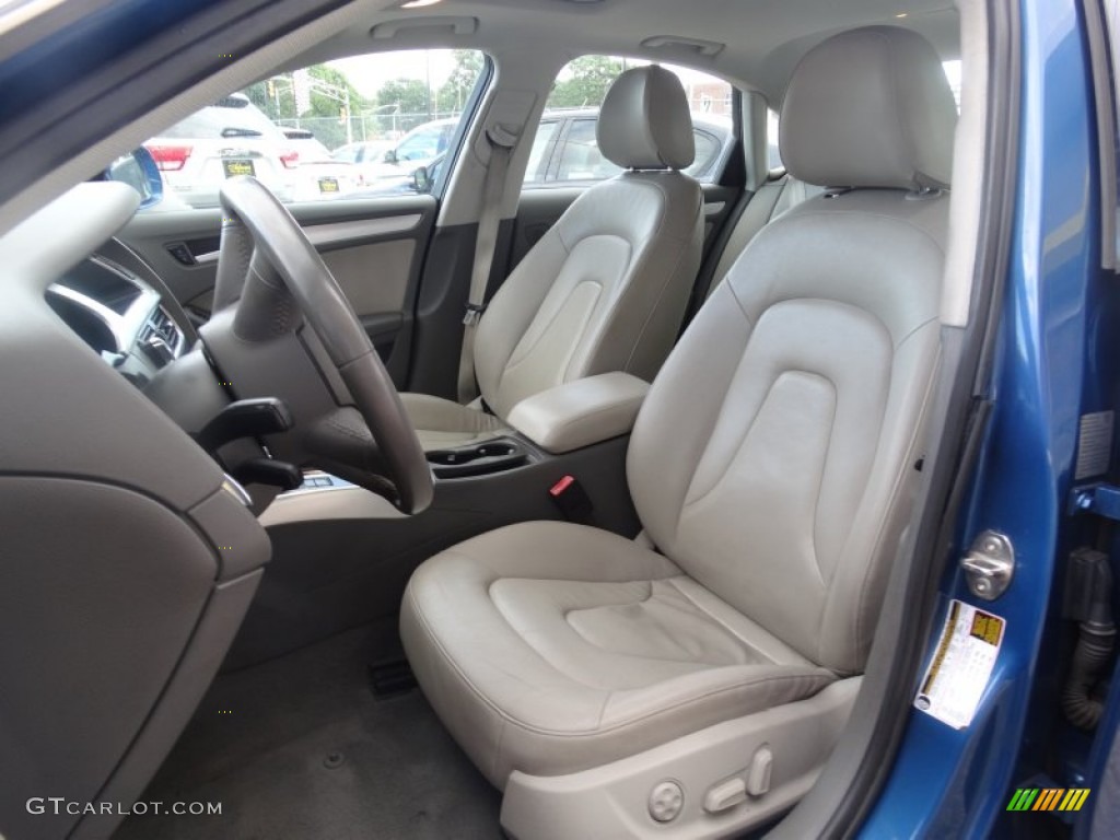 2009 A4 3.2 quattro Sedan - Aruba Blue Pearl Effect / Light Grey photo #8