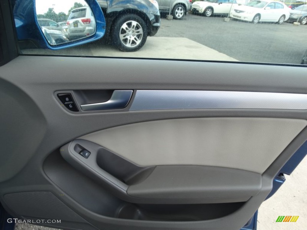 2009 A4 3.2 quattro Sedan - Aruba Blue Pearl Effect / Light Grey photo #13