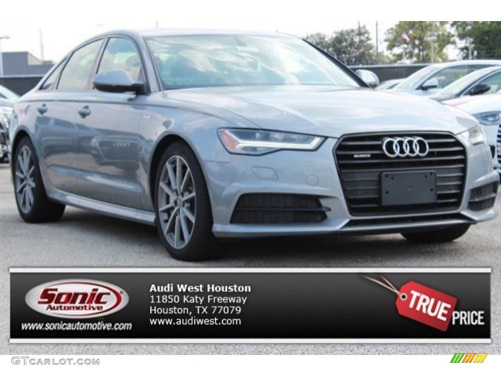 2016 A6 3.0 TFSI Premium Plus quattro - Tornado Grey Metallic / Black photo #1