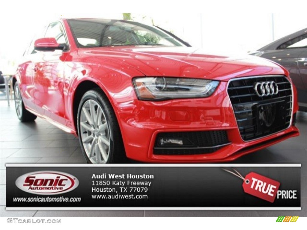 2016 A4 2.0T Premium - Misano Red Pearl / Black photo #1