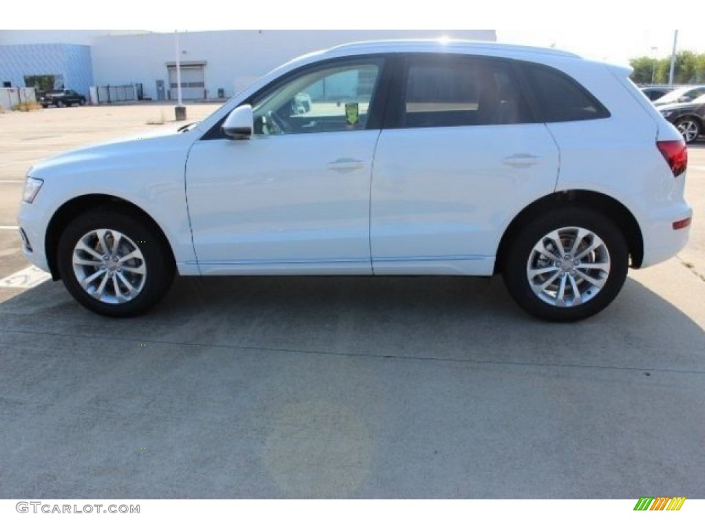 2016 Q5 2.0 TFSI Premium Plus quattro - Glacier White Metallic / Pistachio Beige photo #5