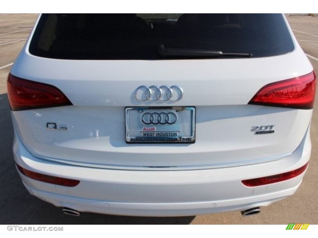 2016 Q5 2.0 TFSI Premium Plus quattro - Glacier White Metallic / Pistachio Beige photo #7