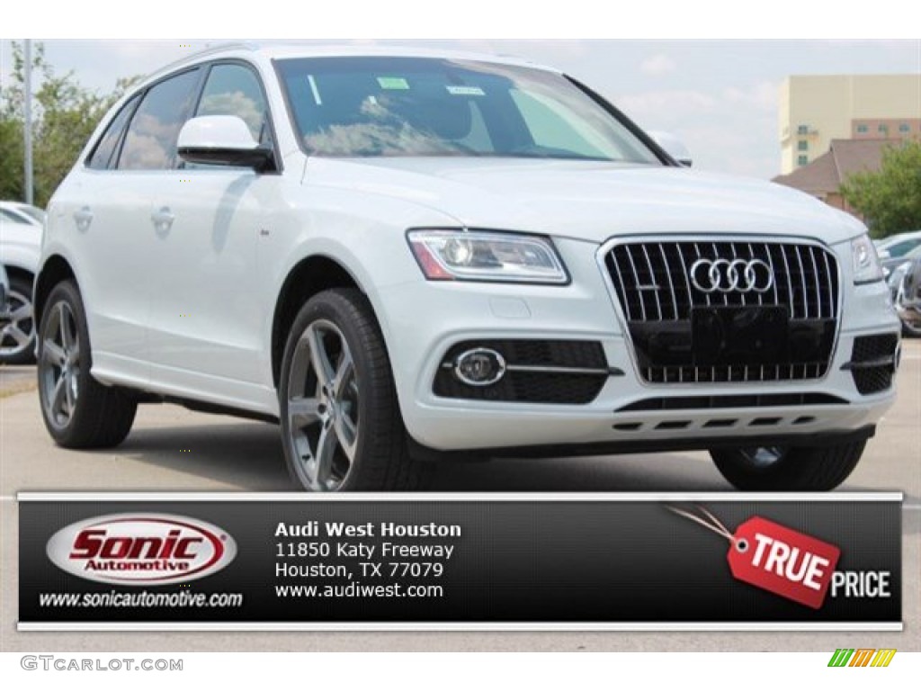 2016 Q5 3.0 TFSI Premium Plus quattro - Glacier White Metallic / Chestnut Brown photo #1
