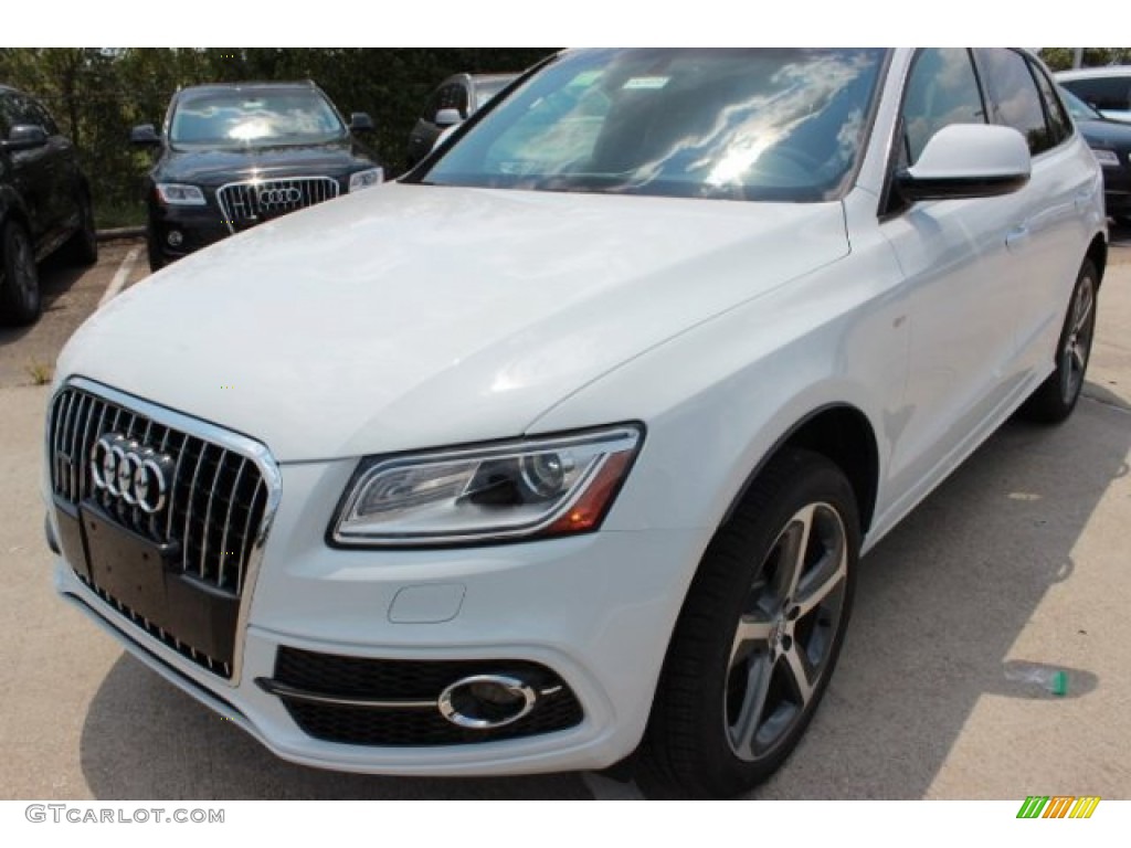 2016 Q5 3.0 TFSI Premium Plus quattro - Glacier White Metallic / Chestnut Brown photo #3