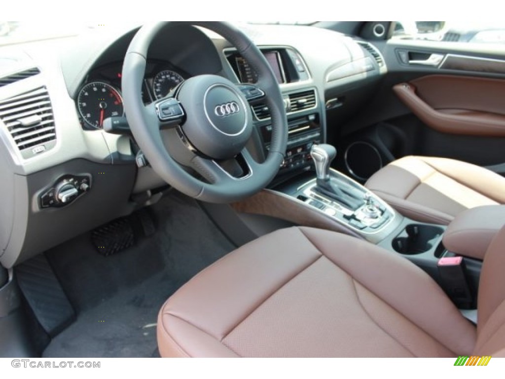 2016 Q5 3.0 TFSI Premium Plus quattro - Glacier White Metallic / Chestnut Brown photo #15