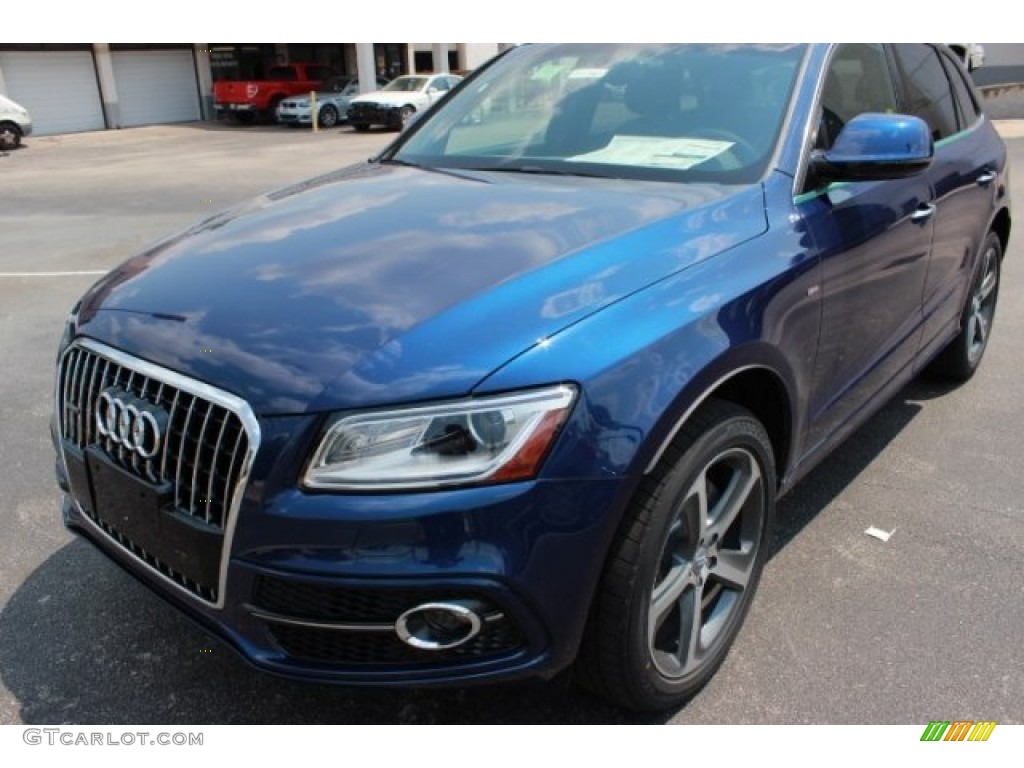 2016 Q5 3.0 TFSI Premium Plus quattro - Scuba Blue Metallic / Chestnut Brown photo #3